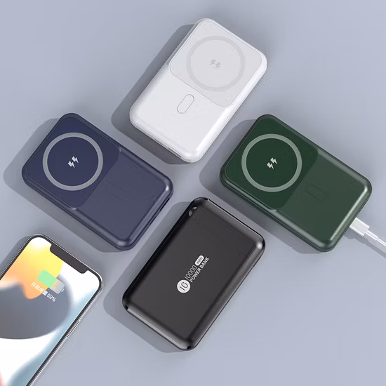 Wholesale OEM Power Bank Mini Magsafe 15W Fast Charging 10000mAh USB Charger