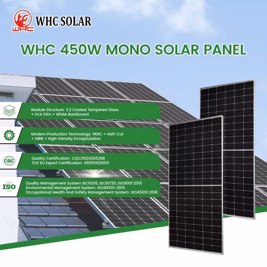 Factory 182mm Half Cell Solar PV Modules 410W 550W 700W 144cells Photovoltaic Perc Hjt Mono Solar Panel Price for Home Commercial Solar Power Energy System